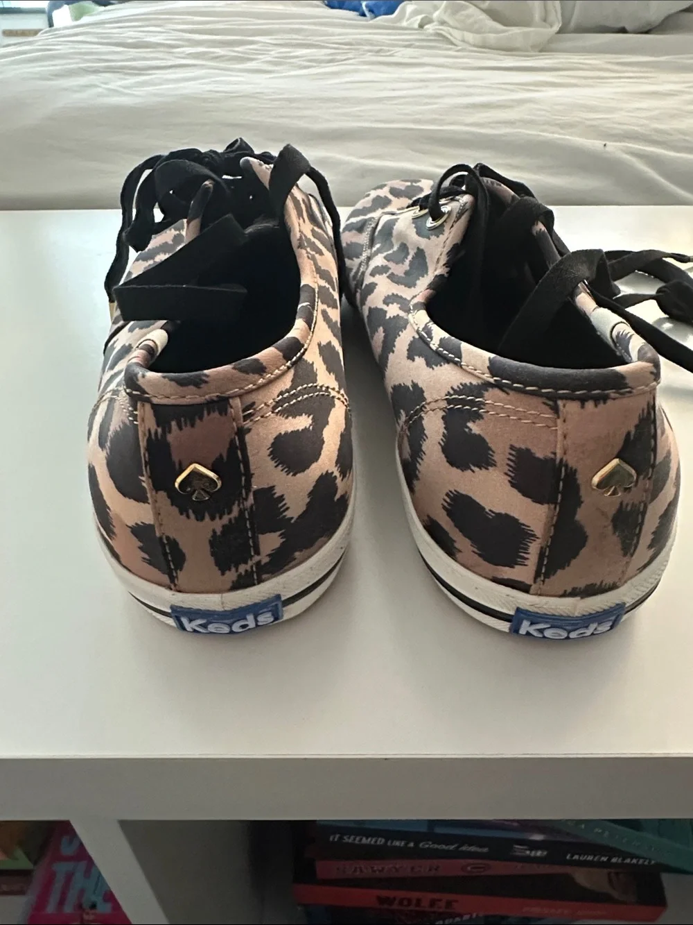 Keds for Kate Spade New York Leapard Print Fabric Sneakers in Women’s Size 11